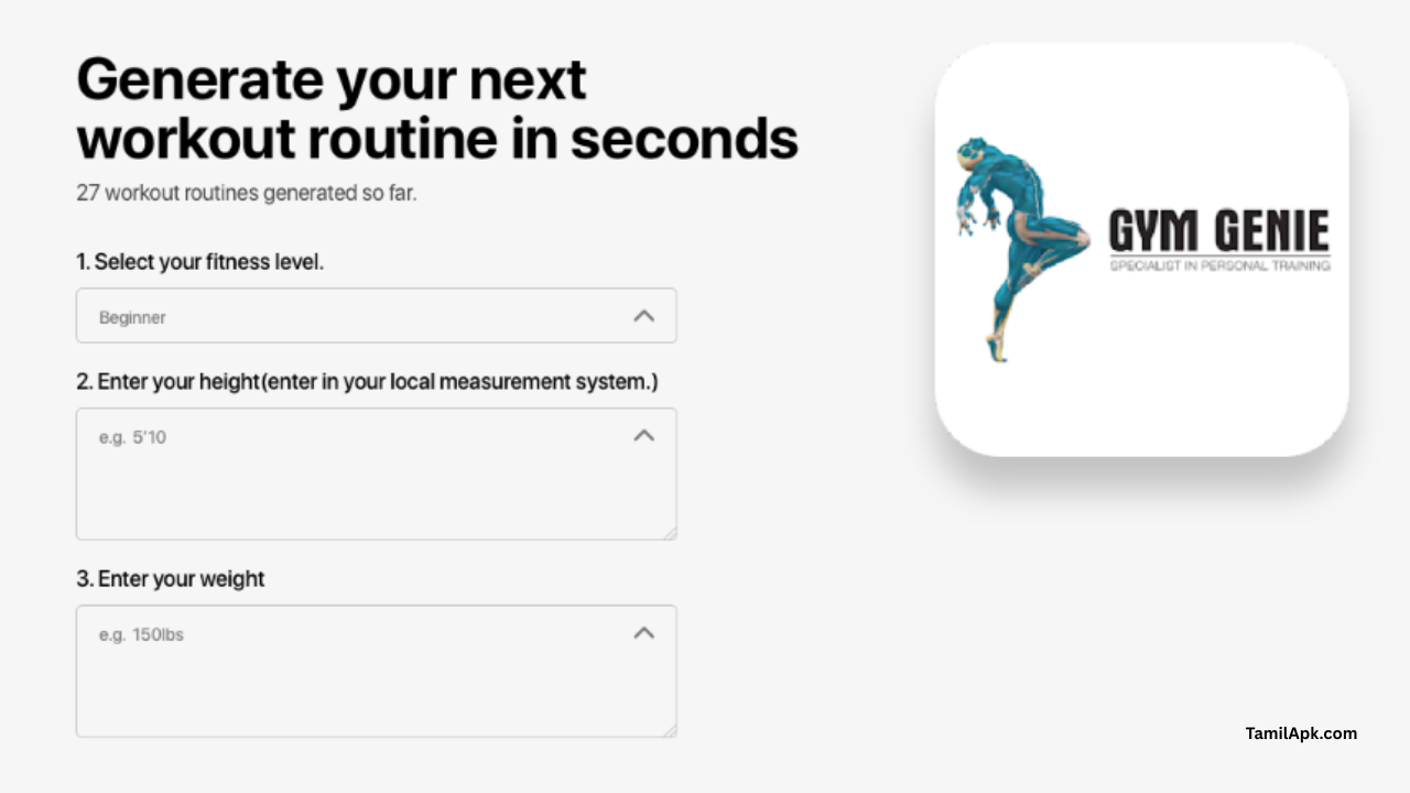 Gym Genie Vercel App Latest Version