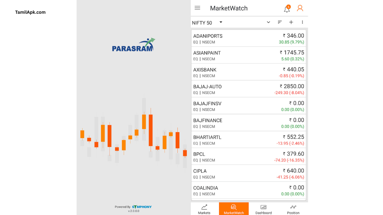 Parasram Trading App