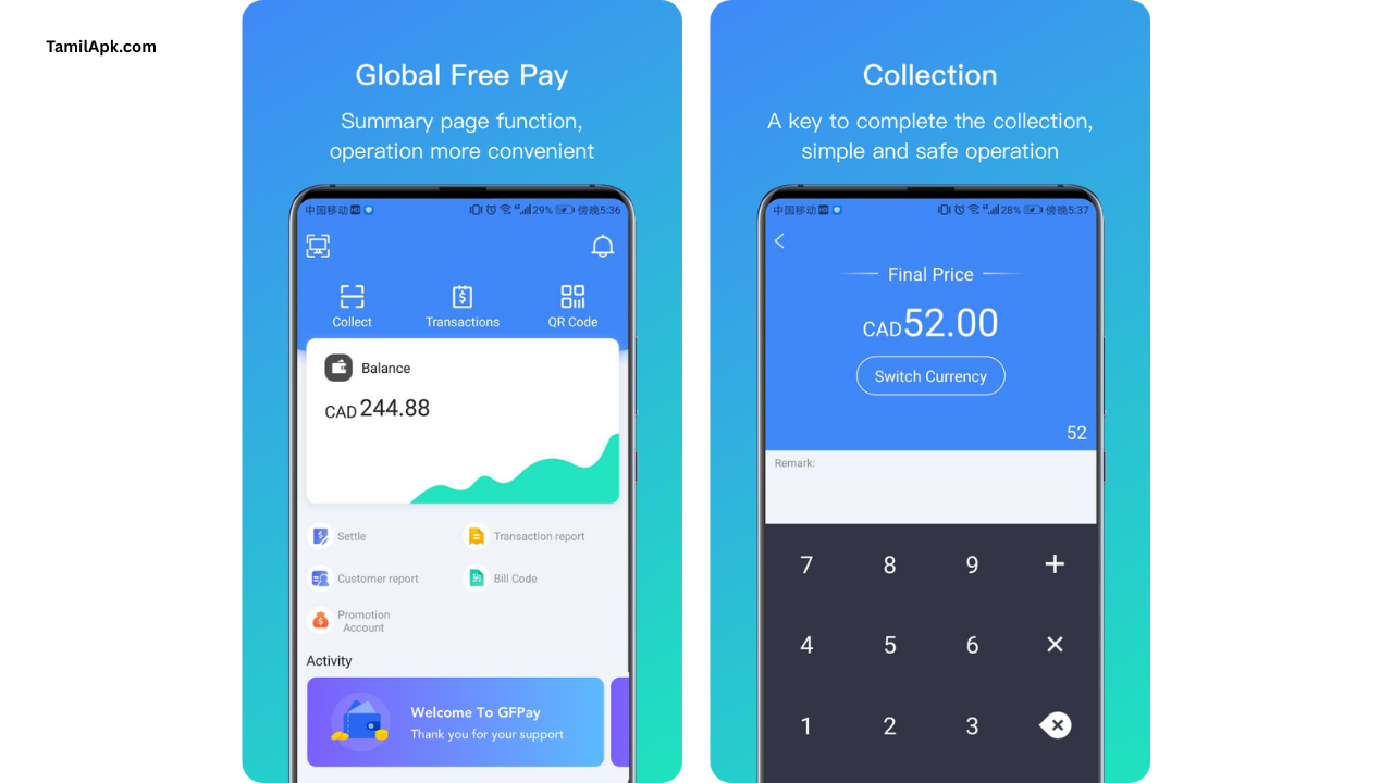 GlobePay App for Android